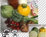 まぁるいズッキーニde可愛いファルシ〜♪作り方1写真