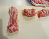 豚バラ巻き巻きしたんと大根たいたん作り方1写真