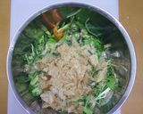 簡単水切りの豚肉入り野菜ダイエットサラダ作り方11写真