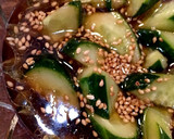 大量◎♪お箸がすすむ☆中華風胡麻胡瓜♪作り方2写真