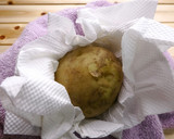 皮がつるんとむける♪お芋のレンジ加熱方法作り方6写真