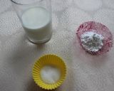 材料3つ　ブラマンジェ作り方1写真