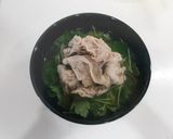 豚肉と三つ葉＊あっさり肉うどん作り方9写真