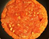 冷食でパリパリチキンライスのピザ風チーズ作り方6写真