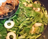 素朴で美味【ちくわとほうれん草の味噌汁】作り方5写真