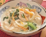 鶏むねと野菜のクリーム煮　柚子胡椒風味作り方17写真