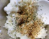梅＊バジル、わさび塩のおにぎり作り方2写真