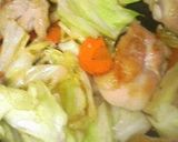 もも肉とキャベツの中華炒め作り方2写真