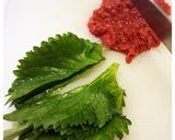 簡単！ヘルシー☆ささみ☆梅肉☆しそ巻き作り方1写真