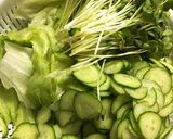 お肉柔らか！冷しゃぶサラダ作り方1写真