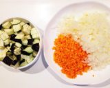簡単☆なすのキーマカレー作り方1写真