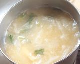 大根とチンゲン菜の味噌汁作り方3写真
