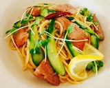 ＊漬けマグロときゅうりの和風パスタ＊作り方10写真