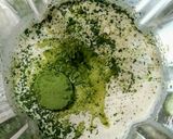 フンワリと「豆乳抹茶ムースと苺白玉」作り方1写真