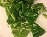 青椒回鍋肉（ピーマンと豚バラ肉の炒め物）作り方1写真