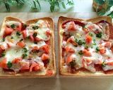発酵1分！時短パン★カリカリベーコンピザ作り方13写真