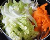 エビ入り☆野菜たっぷりピリ辛中華スープ作り方3写真