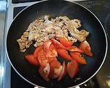 豚肉とレタス トマトでさっぱり炒め作り方6写真