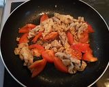 豚肉とレタス トマトでさっぱり炒め作り方7写真