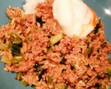 【15分以内】ガパオ風挽肉ライス温玉のせ作り方6写真