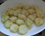 簡単★じゃがチーズもちのうまソースかけ作り方4写真