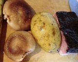 農家のベーコンいり、辛口根菜スープ作り方1写真