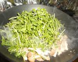 豆苗とツナの卵炒め作り方6写真