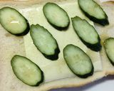 胡瓜×コーンの昆布茶レモン和トースト作り方2写真