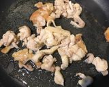 新ごぼうと鶏皮としめじ炒め作り方3写真