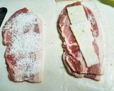 豚肉のチーズ挟み焼き作り方2写真