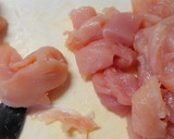 鶏ささみとレタス長ネギのニンニク甘酢煮！作り方5写真