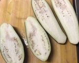 揚げないナスのお好み焼き風作り方1写真