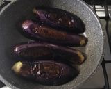 揚げないナスのお好み焼き風作り方5写真