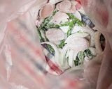 いんげんと魚肉ソーセージの洋風かき揚げ♥作り方2写真