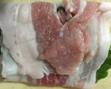 青しそと豚肉の三枚肉でお酒つまみ作り方4写真