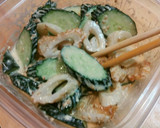 簡単！お弁当◎きゅうりと竹輪のわさびマヨ作り方4写真