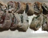青しそと豚肉の三枚肉でお酒つまみ作り方8写真