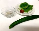 さっぱり☆きゅうりの梅しそ和え作り方1写真