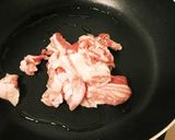 ごま油香る！豚バラとアスパラガスの塩炒め作り方1写真