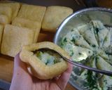 マクロビ風 里芋入り薄あげ焼き作り方3写真
