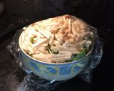 豆苗とエリンギ、ツナの大蒜醤油サラダ作り方2写真