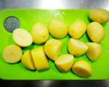 素揚げしたじゃがいもで♪ 変わり肉じゃが作り方9写真