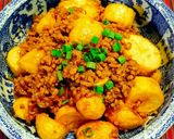 素揚げしたじゃがいもで♪ 変わり肉じゃが作り方15写真