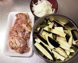 ポン酢で簡単！茄子と鶏肉のさっぱり炒め作り方1写真