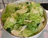 大量消費♪レタスのクリーム煮作り方4写真
