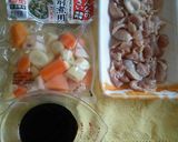 レンジde超簡単♡筑前煮風〜♪作り方1写真