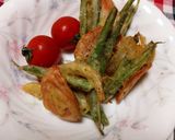 いんげんと魚肉ソーセージの洋風かき揚げ♥作り方5写真