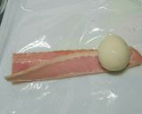 お弁当おかず＊うずらのベーコン巻き作り方1写真
