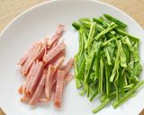 万願寺とうがらしとベーコン炒め作り方4写真
