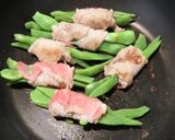 モロッコインゲンの豚肉まき、柚子胡椒風味作り方5写真